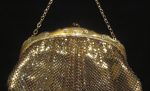 Whiting Davis Gold Mesh Formal Purse 1940s Evening Bag Unused Wonderful Condition Online Sale