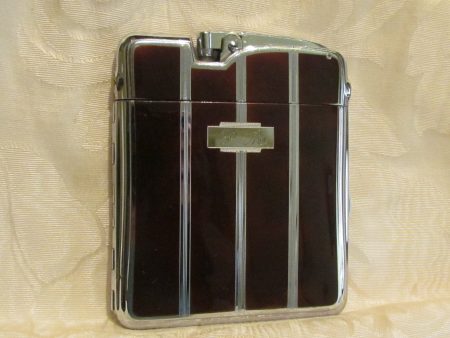 Ronson Ten A Case Lighter Vintage Enamel Cigarette Case Lighter Online now