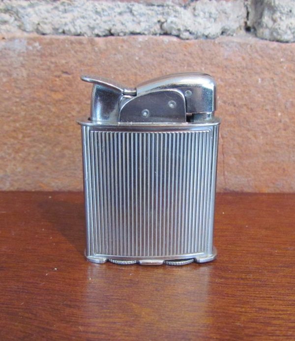 Evans Spitfire Lighter Silver Art Deco Working Pocket Lighter Sale