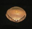 Evans Gold Mesh Compact 1930s Art Deco Powder Compact Online now