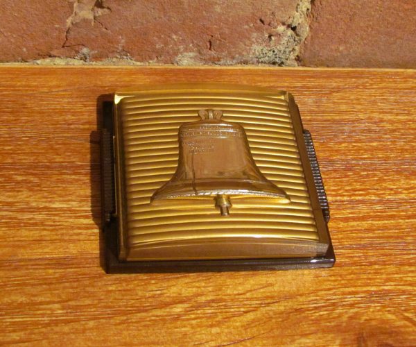 Vintage 1940 s Liberty Bell Paperweight B & B Remembrance Souvenir Sale