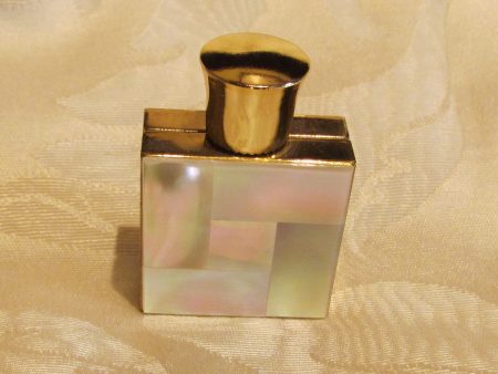 Mother Of Pearl Perfume Bottle 1950s Travel Fragrance Bottle Fashion