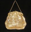 Whiting Davis Gold Mesh Formal Purse 1940s Evening Bag Unused Wonderful Condition Online Sale