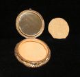 Evans Gold Mesh Compact 1930s Art Deco Powder Compact Online now