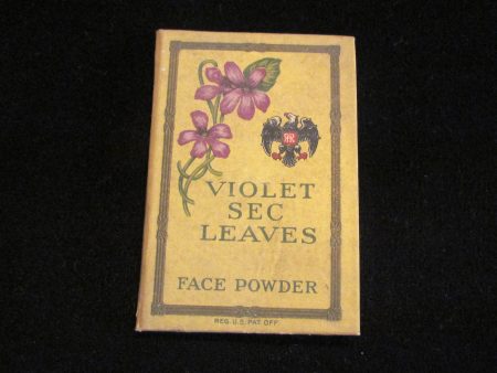 Richard Hudnut Book Compact Violet Sec Face Powder Unique Antique Powder Sheets Sale