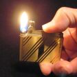 Gold Elgin Cigarette Case And Matching Working Lighter Excellent Condition Online now