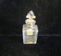 1900s Narcissus Perfume Bottle Fleur De Lis Hand Blown Glass Antique Rare Cheap