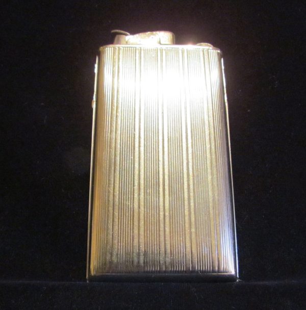 1940s Evans Cigarette Case Lighter Art Deco Silver Excellent Working Condition For Cheap