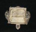 Art Deco Purse 1930s Whiting Davis Rhinestone Silver Mesh Handbag Wedding Bridal Bag Discount