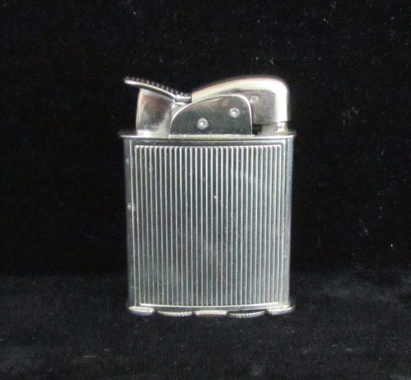 Evans Spitfire Lighter Silver Art Deco Working Pocket Lighter Sale