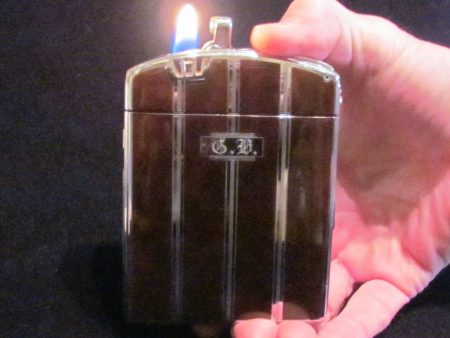 1940s Ronson Twentycase Case Lighter Art Deco Enamel Cigarette Case Boxed Working Condition Online now