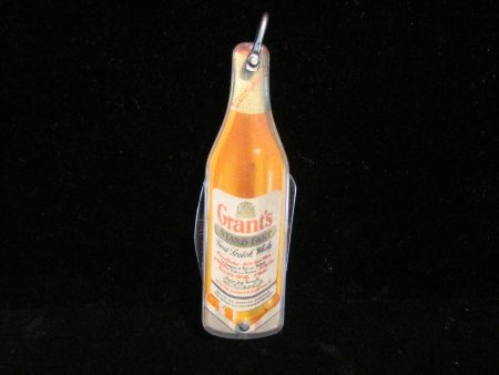 Vintage Grants Finest Scotch Whiskey Pocket Knife Bottle Opener Figural Advertising For Discount