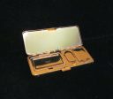 Art Deco Volupte Compact Purse Gold Powder Rouge Lipstick Boxed Unused Excellent Condition Sale