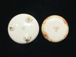 1920s Nippon Powder Jar And Hair Receiver Set Gilded Hand Painted Vanity Set Powder Box For Cheap