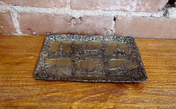 Vintage Gettysburg National Monuments Souvenir Tray Plaque For Cheap