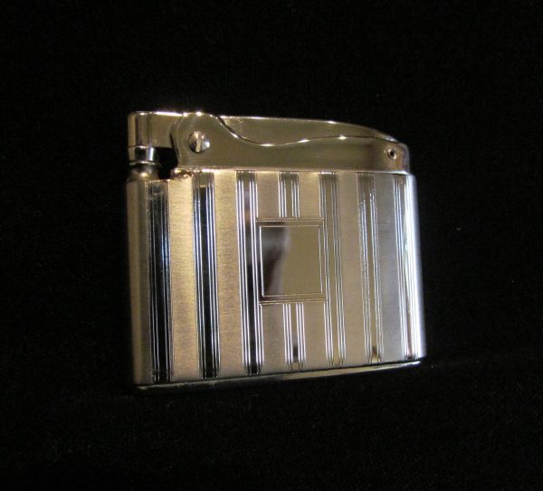 Vintage Ronson Silver Lighter Adonis Unused Working In Original Box Mint on Sale