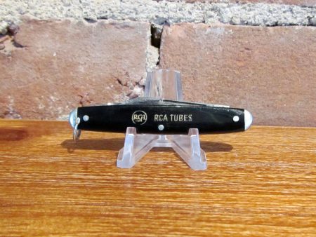 Rare Vintage RCA Tubes Double Pocket Knife Cheap