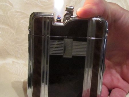 Ronson Ten A Case Lighter 1940s Enamel Cigarette Case Lighter Vintage Art Deco Pouch Box Working Excellent Condition For Discount