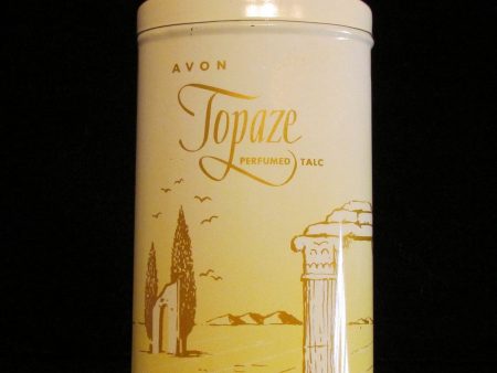 Avon Powder Tin Topaze Powder Perfumed Talcum Powder Full & Unused Sale