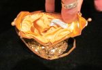 Whiting And Davis Gold Mesh Enamel Purse 1920s Evening Bag Art Deco Purse Hot on Sale