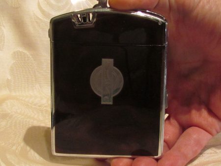 Ronson Twenty Case Lighter Vintage Art Deco Enamel Cigarette Case For Cheap