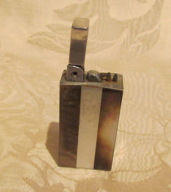 1930 Atomizer Perfume Bottle Mother Of Pearl Abalone Travel Bottle Rare Fashion