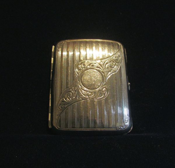 Victorian German Silver Cigarette Case 1900 s Card Case Vesta Case RARE Discount