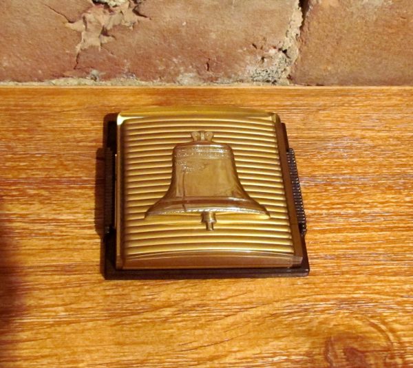 Vintage 1940 s Liberty Bell Paperweight B & B Remembrance Souvenir Sale