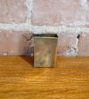 Prussian Germany GOT MIT UNS Matchbox Holder World War I Brass Match Box Case on Sale