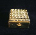 Rhinestone Powder Compact 1940s Small Compact Unused Online Hot Sale