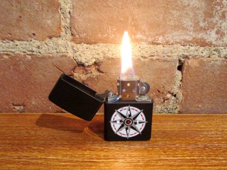 1997 Zippo Marlboro Compass Pocket Lighter USA Excellent Working Condition Online