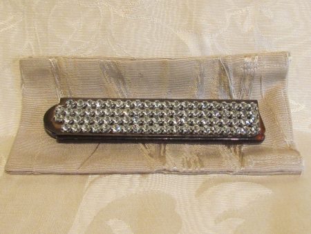 1940s Rhinestone Folding Comb Vintage Ladies Mad Men Comb For Cheap