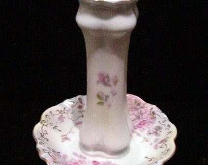 Victorian RS Hatpin Holder Vintage Stickpin Holder Porcelain Hat Pin Holder Ring Dish Online now