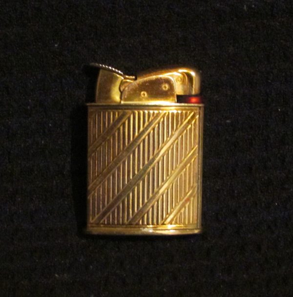 Evans Baron Lighter Art Deco Gold Working Pocket Lighter Online Hot Sale