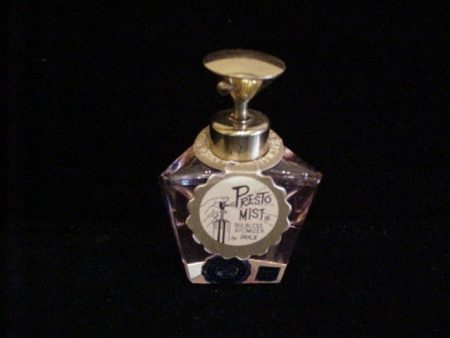 IRICE Pink Perfume Bottle Vintage Art Deco Presto Bottle Unused Mint Condition Discount