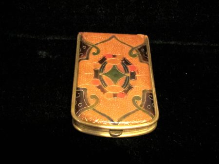 1930s Mondaine Leather Book Compact Vintage Powder Rouge And Mirror Art Deco Compact Supply