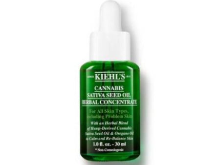 Kiehl s Cannabis Sativa Seed Oil Herbal Concentrate Face Oil 1oz. Sale