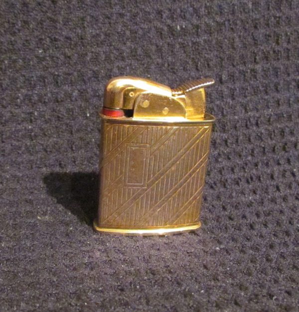 Evans Baron Lighter Art Deco Gold Working Pocket Lighter Online Hot Sale