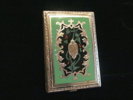 Victorian Enamel Cigarette Or Card Case 1920s Rare Beautiful Case Online Sale