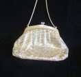 1930s Silver Mesh Purse Wedding Bridal Or Formal Bag Made In Germany For Cheap