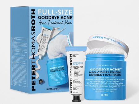 Peter Thomas Roth Goodbye Acne - Acne Treatment Pair - $92 Value Online Hot Sale