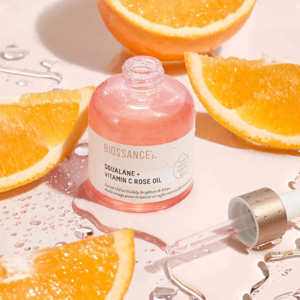 Biossance Squalane + Vitamin C Rose Firming Oil Online