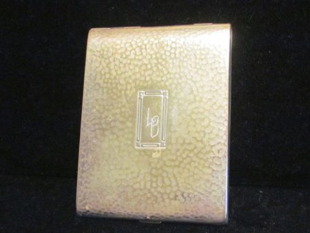 1930s Silver Cigarette Case Business Card Case Credit Card Holder Hot on Sale