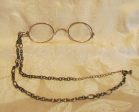 12Kt GF Pince Nez Eyeglasses Victorian Spectacles With Necklace And Case Online Hot Sale