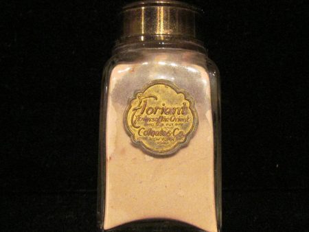 1910 Colgate Perfume Bottle Talcum Powder Vintage Colgate Co Floriant Powder Rare For Sale