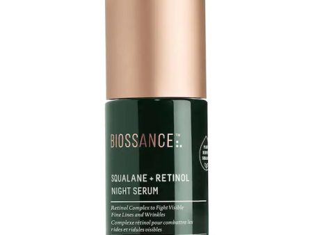 Biossance Squalane + Retinol Night Serum Hot on Sale