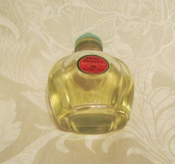 1930s Perfume Bottle Vintage Perfume Richard Hudnut Perfume Three Flowers Perfume Brilliantine Art Deco Bottle Online Sale