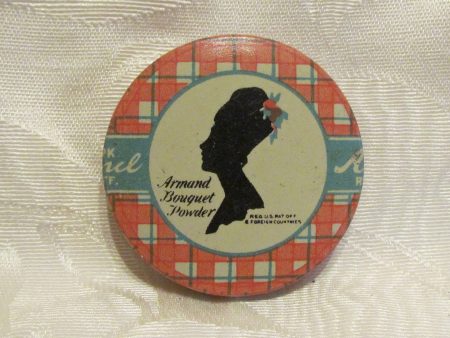 Vintage Powder Tin Armand Bouquet Complexion Powder Tin Full Sample Tin Online