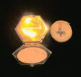 Vintage Houbigant 1930s Compact Hexagon Powder Rouge Mirror Compact Original Box Discount