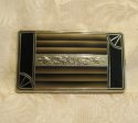 Art Deco Cigarette Case 1920s S.O.Bigney Enamel Card Case Extremely Rare Supply